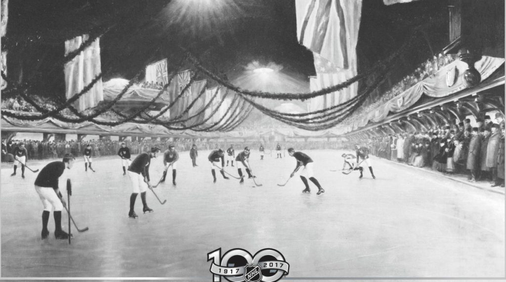 First organized game of hockey