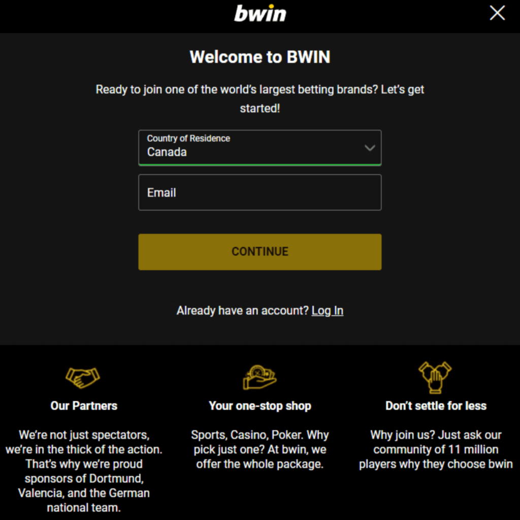 Bwin register online sportsbook